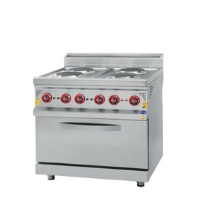 CSA Karacasan 700 Seri Elektrikli Dört Göz Kuzineli Ocak 80x70x85Cm