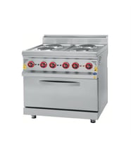 CSA Karacasan 700 Seri Elektrikli Dört Göz Kuzineli Ocak 80x70x85Cm