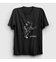 Presmono Unisex Siyah Jump Guns N' Roses Slash T-Shirt 40050tt