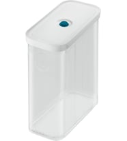 Fresh & Save Cube Vakumlu Saklama Kabı 3M, 21 Santimetre, Şeffaf Akdeniz Mavisi
