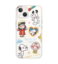 Iphone 14 Plus Uyumlu Snoopy Tasarımlı Şeffaf Telefon Kılıfı