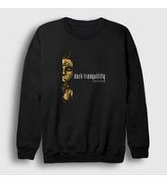 Presmono Unisex Siyah Projector Dark Tranquillity Sweatshirt 137620tt