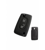 Peugeot 206 207 307 308 406 407 407 3008 5008 Silikon Anahtar Kılıfı Siyah 1 Adet
