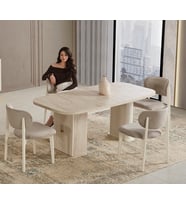 KATMANDU MDF MASA+ 6 SANDALYE (Çok Renkli)