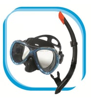 Bermuda 301 Silikon Maske Set (Siyah)