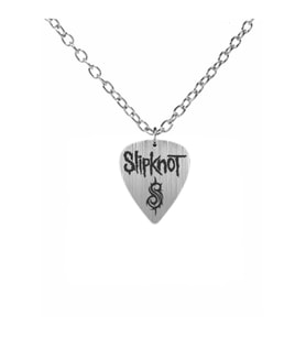 Slipknot Pena Kolye – Çift Taraflı Rock İşaretli Unisex Metal Kolye, 60 cm Zincir (Gümüş)