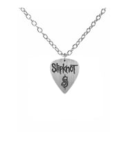 Slipknot Pena Kolye – Çift Taraflı Rock İşaretli Unisex Metal Kolye, 60 cm Zincir (Gümüş)