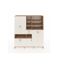 Kronos Dolap 17 Raflı 2 Çekmeceli 7 Kapaklı 220x59x243 Çam-Aytaşı/Aytaşı