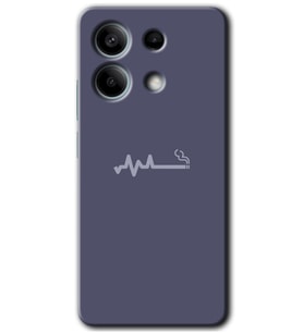 Redmi Note 13 5G Kılıf HD Desen Baskılı Kılıf - Sigara Zararlıdır