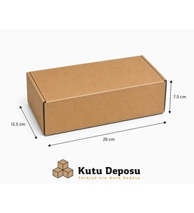 12.5x26x7.5 cm E-Ticaret ve Kargo Kutusu (100 ADET)