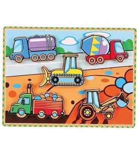 3-D İŞ MAKİNELERİ (PUZZLE)