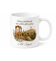 Hataylı Hemşehriye Memleket Baskılı Kupa Bardak Hatay Hediye