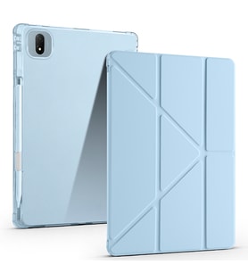 Honor MagicPad 2 Tablet Kılıf Kalem Bölmeli Standlı Lüx Smart Cover (Mavi)