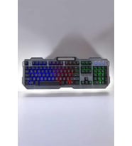 Oyuncu Klavyesi Q Klavye RGB Işıklı Mouse Hediyeli