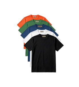 Unisex Basic Pamuk Tişört Düz Renk Rahat Kalıp Günlük T-Shirt