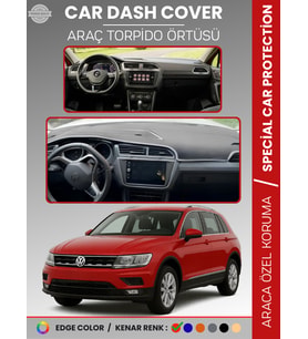 VOLKSWAGEN TIGUAN (2016-2023) Torpido Örtüsü Ön Göğüs Koruma Torpido Koruma Tam Uyum Araca Özel