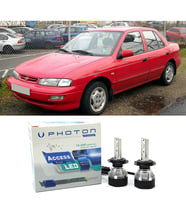 Kia Sephia Led Xenon Uzun + Kısa Far Ampulü H4 Access Yeni Seri Beyaz 1992-2004