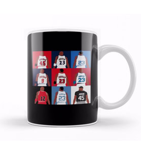 Michael Jordan Grid Kupa Bardak Porselen