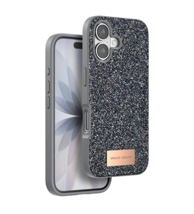 Onegif Apple İphone 17 Bright Simli Kapak - Gümüş