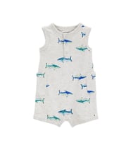 Carter's Erkek Bebek Kısa Tulum 1s475110 Gri