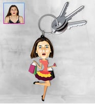Kişiye Özel Karikatür Tasarım Anahtarlık 97250