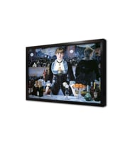 Folies Bergere De Bir Bar Çerçeveli Mdf Tablo