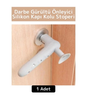 Premium Yüksek Kaliteli Darbe Hasar Gürültü Önleyici Anti Çarpışma Silikon Kapı Kolu Stoperi 1 Adet