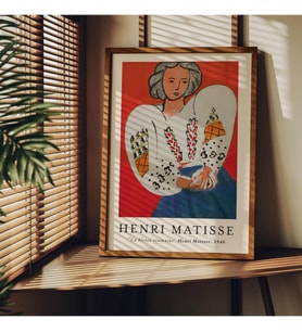 Tanıtım Matisse Çerçevesiz Poster, Modern Dekoratif Çerçevesiz Poster, Tablo, Matisse-4, 30 x 40