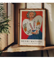 Tanıtım Matisse Çerçevesiz Poster, Modern Dekoratif Çerçevesiz Poster, Tablo, Matisse-4, 30 x 40