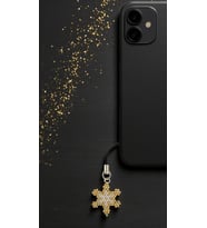Miyuki Boncuk El Yapımı Kar Tanesi Telefon Çarmı - Charm