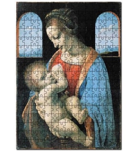 Cakapuzzle Virgin Mary Jesus Leonardo Devinci Madonna Puzzle Yapboz MDF (Ahşap) (120 Parça)