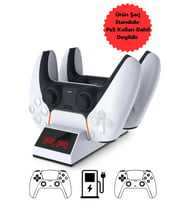 Hepu TP5-0508B Ps5 Joystick Şarj Standı Dualsense Göstergeli Şarj İstasyonu