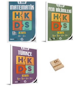 Arı LGS 8. Sınıf Matematik Fen Bilimleri ve Türkçe Haftalık Kazanım Denemeleri 3lü Set + Telefon Standı