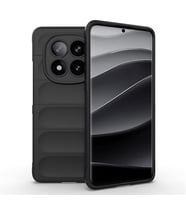 Coverzone Xiaomi Redmi Note 14 Pro Plus ile Uyumlu K?l?f TPU Oyuklu Arka Y�zey Z-Etnik Esnek Silikon Kapak Xiaomi Redmi Note 14 Pro Plus i�in O-tto Prime Silikon K?l?f Siyah