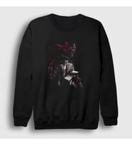 Presmono Unisex Siyah Kira V2 Anime Death Note Sweatshirt 129427tt
