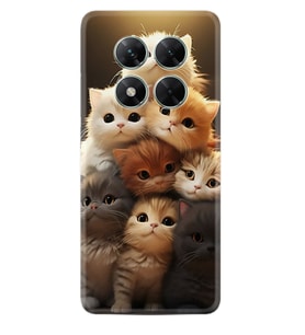 Xiaomi Poco X7 Kılıf Boutique Baskılı Resimli Kedicikler Pcode -027