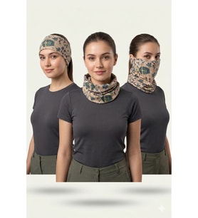 Etnik Desenli Çok Amaçlı Bandana & Boyunluk – Esnek Polyester Unisex