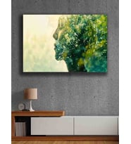 Koç stüdyo Modern tasarım kanvas tablo 50x70 (Çok Renkli)