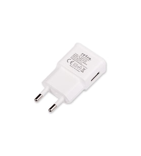 5V 2.1A iPad Tablet Telefon USB Şarj Adaptör Laptop Şarj Beyaz