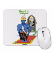 The Djinn War Marid Faction  Blue Djin Quest Mouse Pad