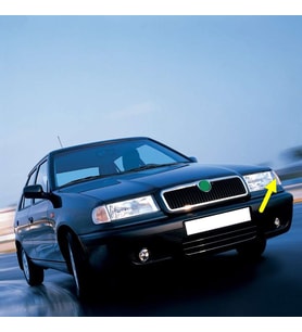Skoda Felicia 1995-2001 Ön Sol Sinyal Lambası Duylu Beyaz 6U0953041A