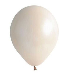 Balon Düz 12 inç (jojo Balloons) Kum Beji Krem 100'lü-