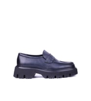 Shoetyle - Lacivert Hakiki Deri Erkek Loafer 115-K622
