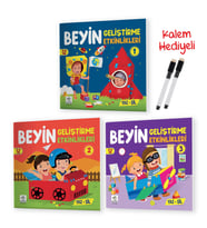 3-6 Yaş Beyin Geliştirme Etkinlikleri YAZ-SİL Kitaplar