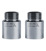 2 Adet ECA 1/2  2,5cm Uzatma Krom (Musluk Uzatma) 102134016 Pirinç E.C.A