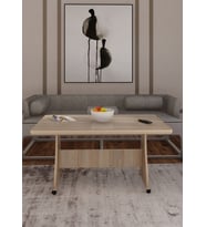 Eliusta Tekerlekli Mdf Masa %100 Mdf Mutfak Masası Orta Sehpa