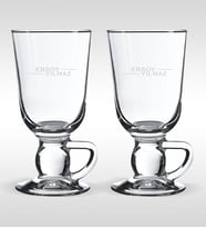 BK Gift Kişiye Özel İsimli İkili Irısh Kulplu Latte Bardağı (Beyaz)