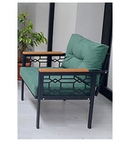 Adımshos tekli Lazer Balkon-Bahçe-Ofis-Kafe Çay Seti Koltuk Oturma Takımı-Oturma Grubu