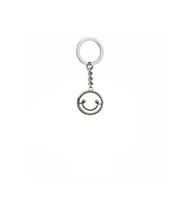 Küçük Gülen Surat Emoji Figürlü Anahtarlık – Zamak Metal Unisex Neşeli Aksesuar