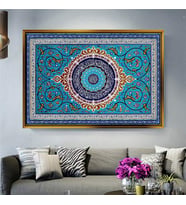 Altın Çerçeveli dekoratif tablo l1175 (Gold)